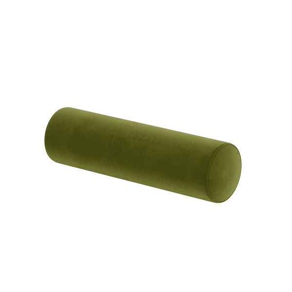 Válcový polštář na míru z veluru - Olive - S6020,