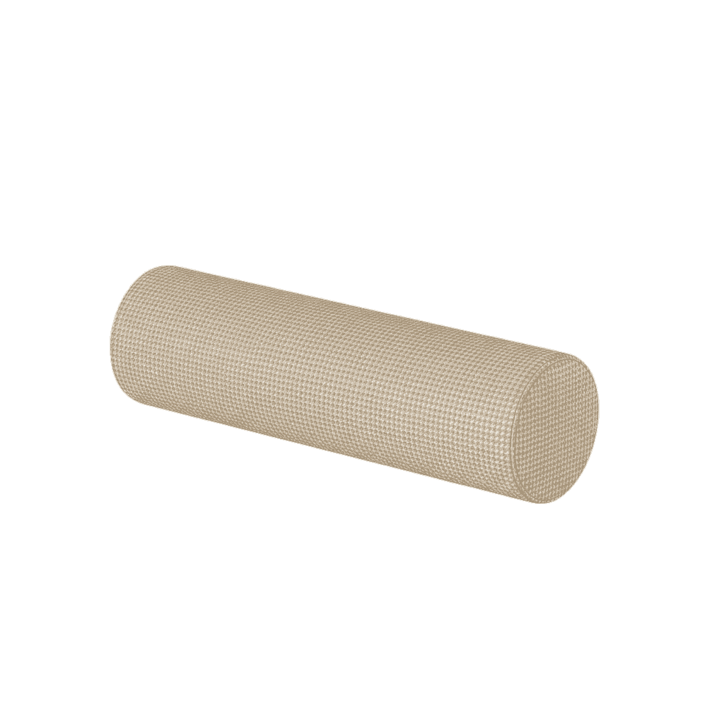 View image full screen Cylinderhynde på mål i mønstret uld