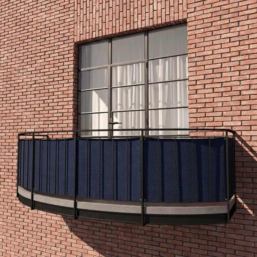 Zobrazit na celou obrazovku Balkonová zástěna z olefinu Sunproof