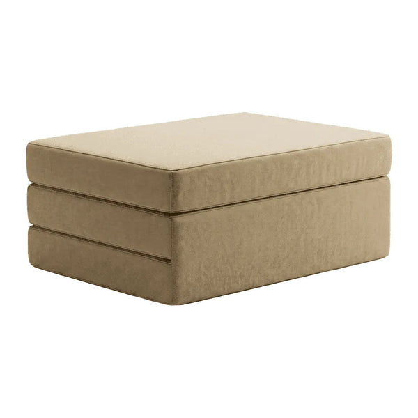 Skládací matrace na míru z veluru - Sand - S6002
