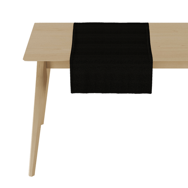 Bomuldsbordløber på mål, 220 g - Black - D1002-