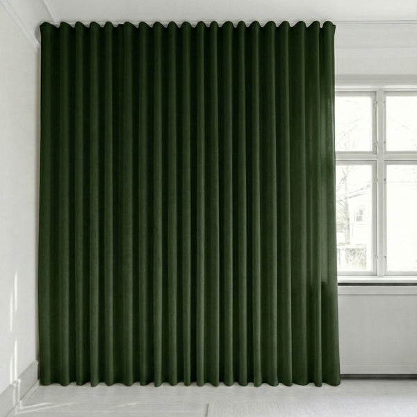 Velourgardin på mål – Bris - Moss Green - C2610