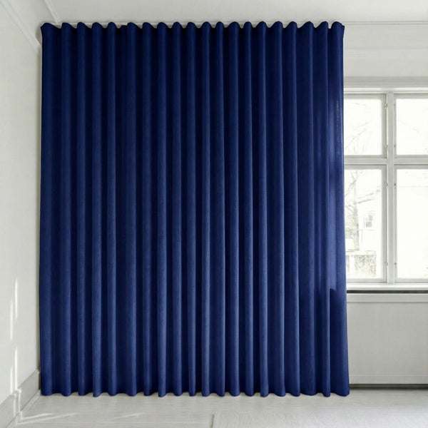 Velourgardin på mål – Bris - Royal Blue - C2605