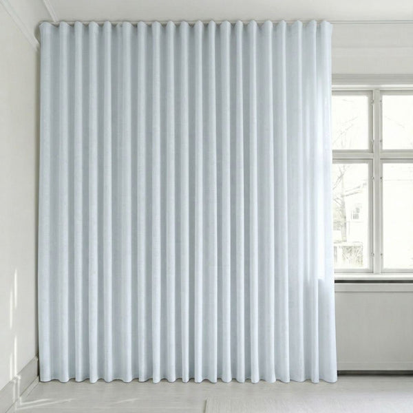 Semitransparent gardin på mål – Rooma - Snow - C1600