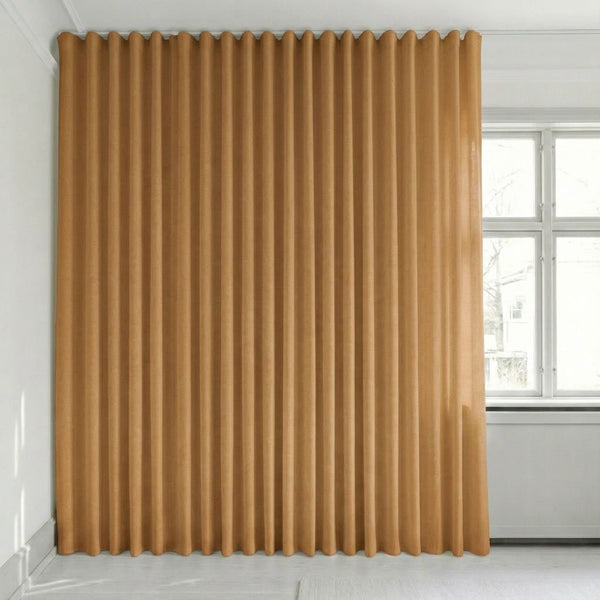 Semitransparent gardin på mål – Rooma - Peach - C1624