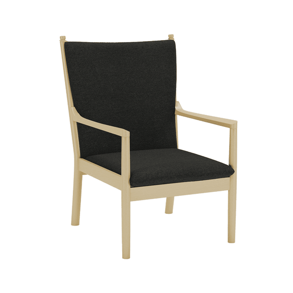 Hyndesæt til Wegner 1788 i uld - Uld - Charcoal - S7013.