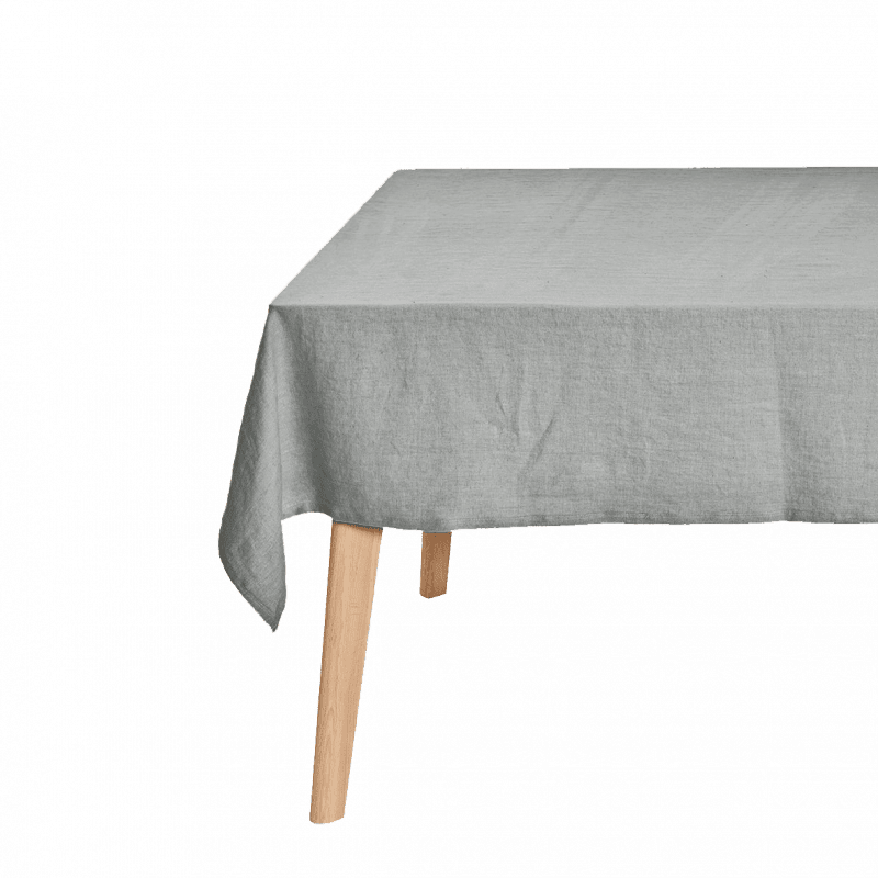 Lysegrå Hør Dug