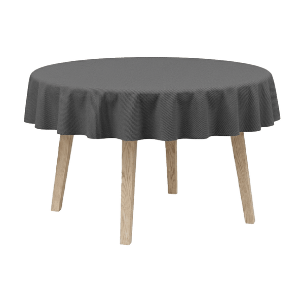 Rund dug i bomuld - Grey - D1004¨