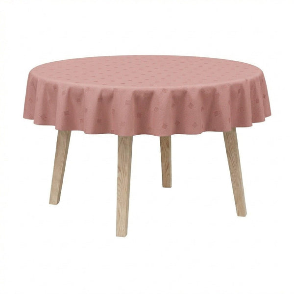 Rund dug i egyptisk damask - Grimpy pink - D1051'