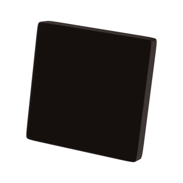 Ryghynde på mål i velour - Black - S6014-