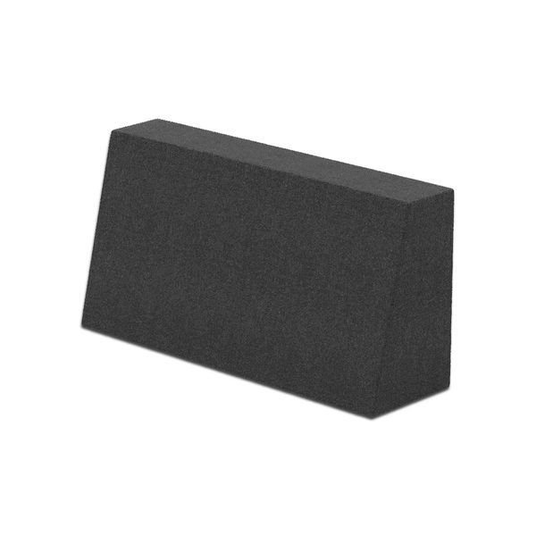 Šikmý zádový polštář na míru z vlny - Charcoal - S7013-