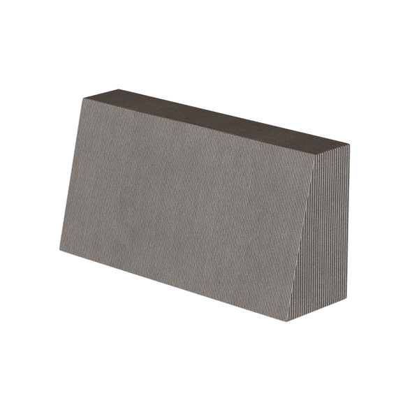 Šikmý zádový polštář na míru z látky Velvet - Lava - S2510: